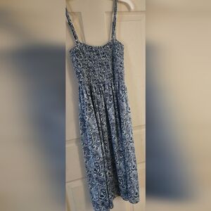 Isla Bonita Blue Paisley Maxi Dress